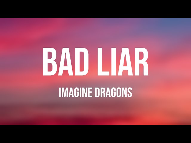 Bad Liar - Imagine Dragons |Lyric Video| 🎃