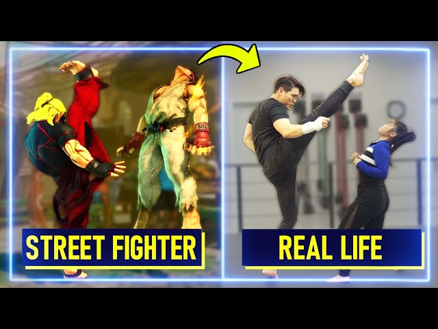 Expert Martial Artists RECREATE moves from Street Fighter V | Experts Try