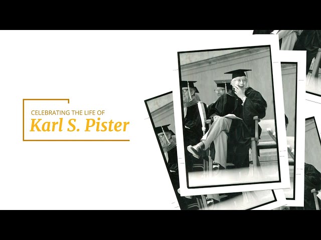 Slideshow: Celebrating the Life of Karl S. Pister