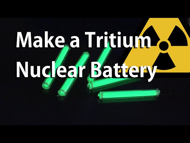 Make a Tritium Nuclear Battery or Radioisotope Photovoltaic Generator