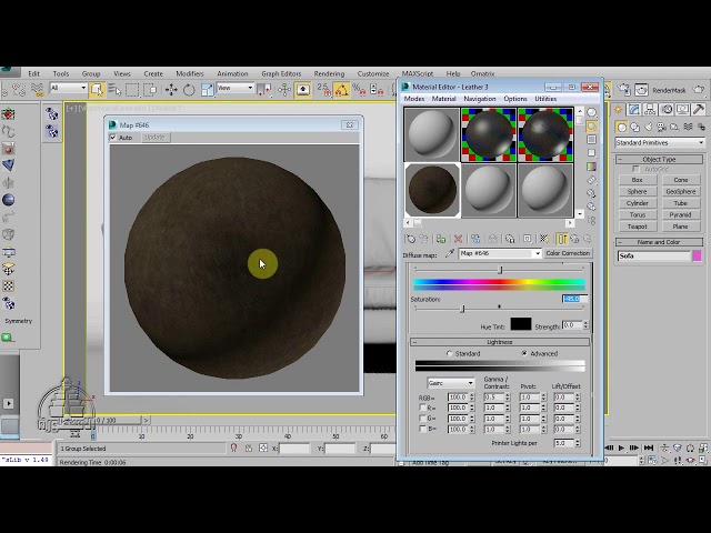 How to create a leather material with V-Ray (Part 2)