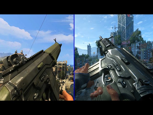 Dying Light vs Dying Light 2 - Gun Gameplay Comparison