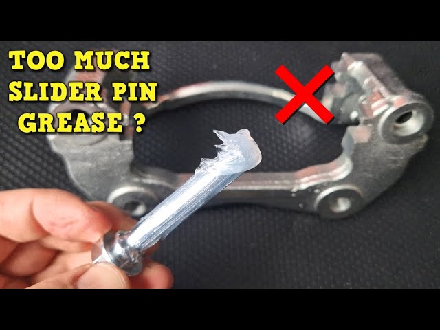 Brake Caliper Slider Pin Grease - How Much is Too Much ?