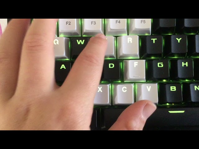 I pressed e on my keyboard