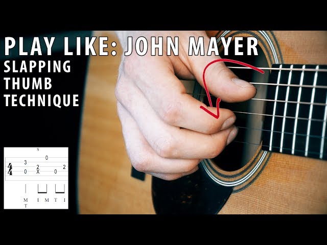Play Like: John Mayer | Slapping thumb technique