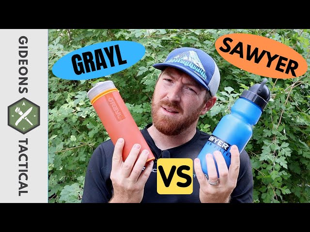 Water Filter Bottles: Grayl vs. Sawyer The One I Love To Use