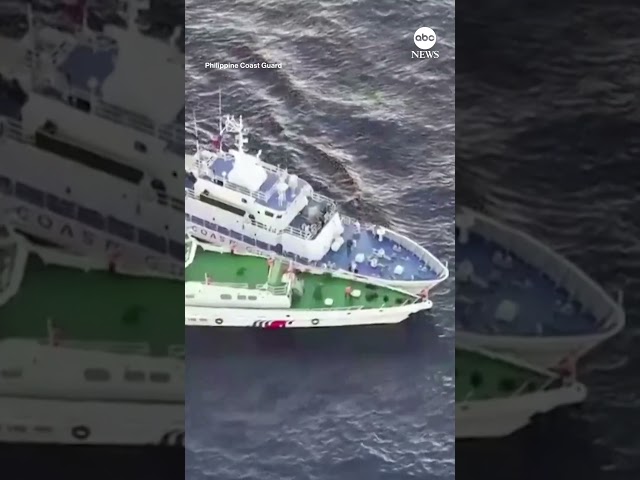 China’s coast guard caused collision at sea,  Philippines says - ABC News