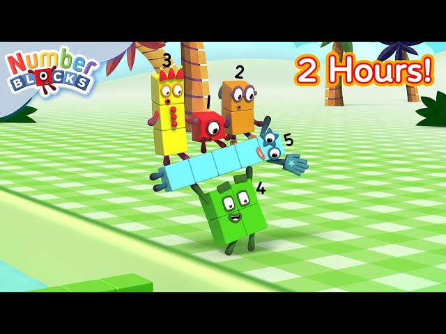 ✨ Unlock Patterns and Codes in Numberland 💥🔓 | 2 Hours compilation |  Learn to Count | Numberblocks