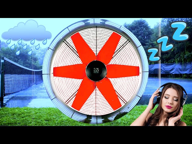 Fall Asleep Fast to Loud Fan Noise and Rain Sounds For Sleeping 528hz