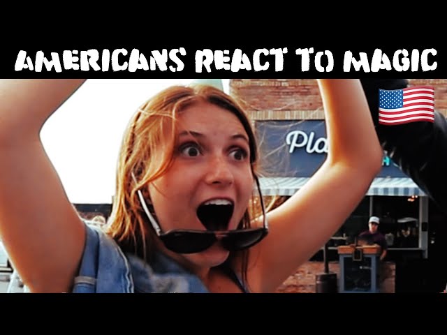 Americans React to Magic-Julien Magic