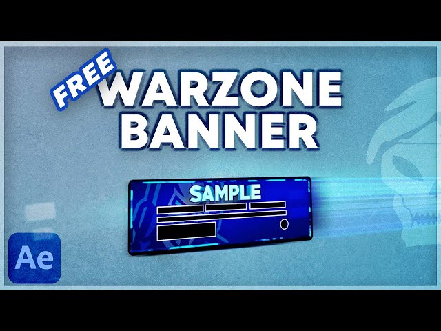 How To Create WARZONE Custom Healthbar  - Call Of Duty  *FREE TEMPLATE*