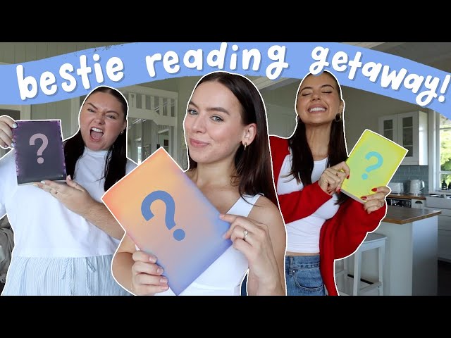 reading new releases for a week 📚 ft. my besties! *reading vlog*