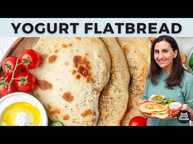 Yogurt Flatbread | 4 INGREDIENT NAAN RECIPE