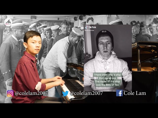 Wellerman Sea Shanty Piano Cover | Cole Lam 13 Years Old