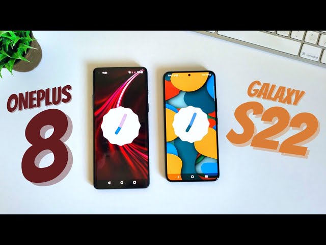 OnePlus 8 vs Samsung Galaxy S22 speed test! (Android 12 battle!)
