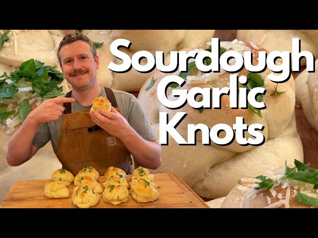 You NEED To Try These Amazing Sourdough Garlic Knots! | Sourdough Recipes