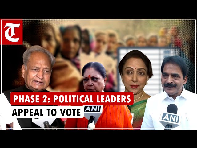 Lok Sabha polls Phase 2: Hema Malani says BJP will win again; Ashok Gehlot, Owasi among early voters