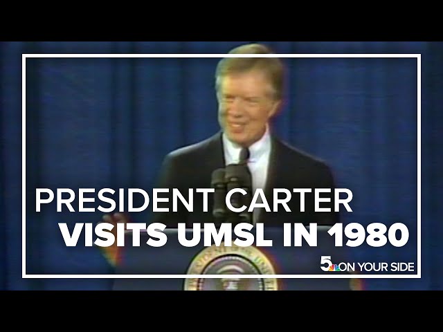 President Jimmy Carter holds town hall at UMSL (1980)