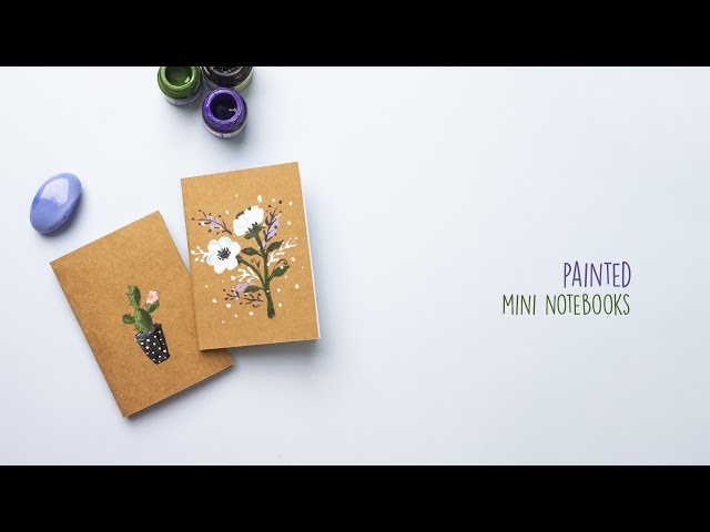 Easy Mini Notebook Decorations | Notebook Cover Ideas