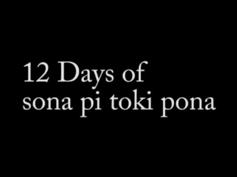 12 Days of sona pi toki pona Day Two: Sentence Structure