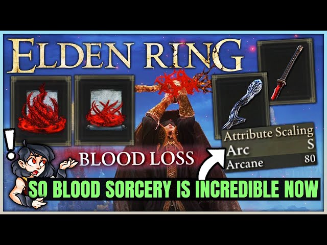 Arcane Bleed Sorcery is OP Now - MASSIVE Bleed Damage - Best Thorn Sorcery Build - Elden Ring 1.03!