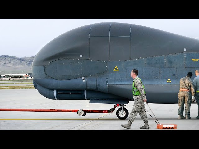US Airmen Prepare Massive $230 Million Drone for Extreme Spy Mission