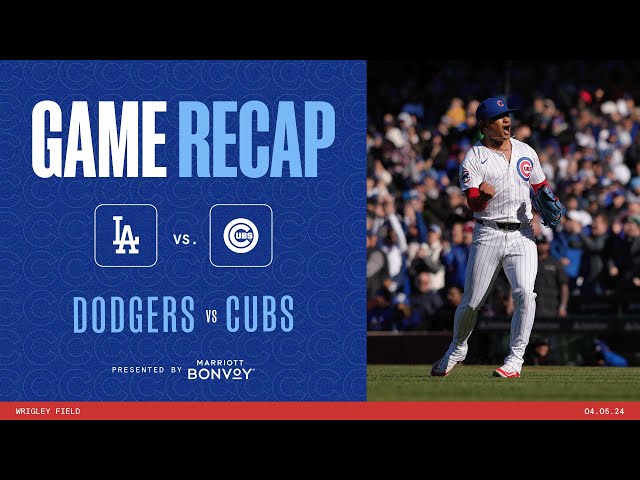 Game Highlights: Timely Bats and Solid Defense Push Cubs Past Dodgers | 4/5/24