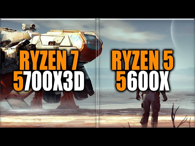 Ryzen 7 5700X3D vs 5600X Benchmarks - Tested in 15 Games and Applications