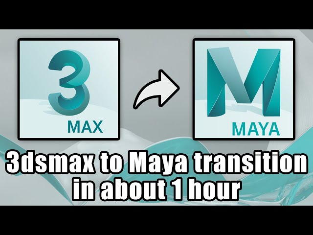 (Trailer) 3dsmax to Maya transition in about 1 hour
