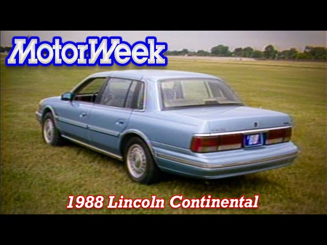 1988 Lincoln Continental | Retro Review