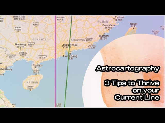 Astrocartography | 3 Tips for Thriving on your Current Line 🌍