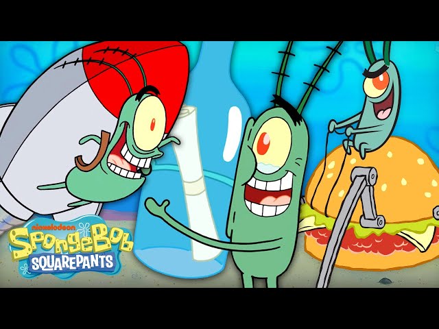 Plankton's Ultimate Schemes to Steal the Krabby Patty Formula 😈 | 40 Minute Compilation | SpongeBob