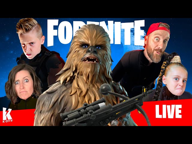 Star Wars FORTNITE *New* Update Live with K-City Family