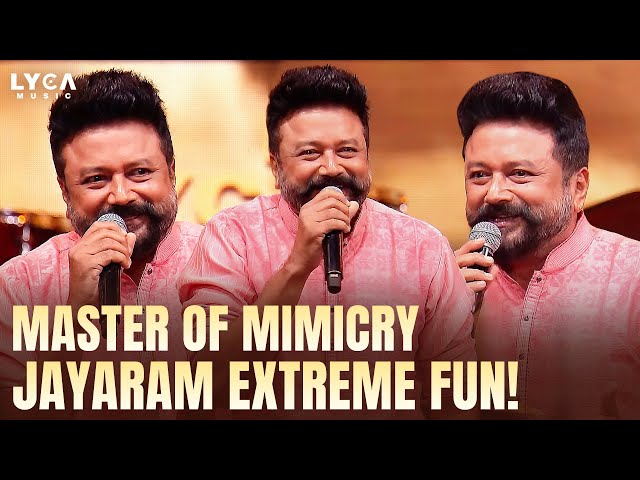 Jayaram's Hilarious Mimicry🤣 Guaranteed to Make You Laugh😝| Mani Ratnam | Subaskaran | Lyca Music