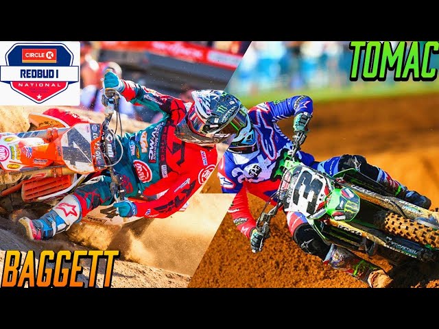 2017 Redbud Motocross |Tomac vs Baggett|