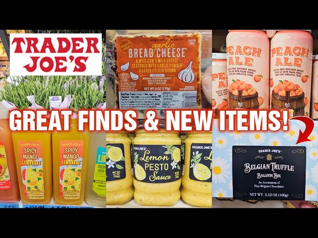 TRADER JOE'S GREAT FINDS & NEW ITEMS for APRIL 2024! (4/25)