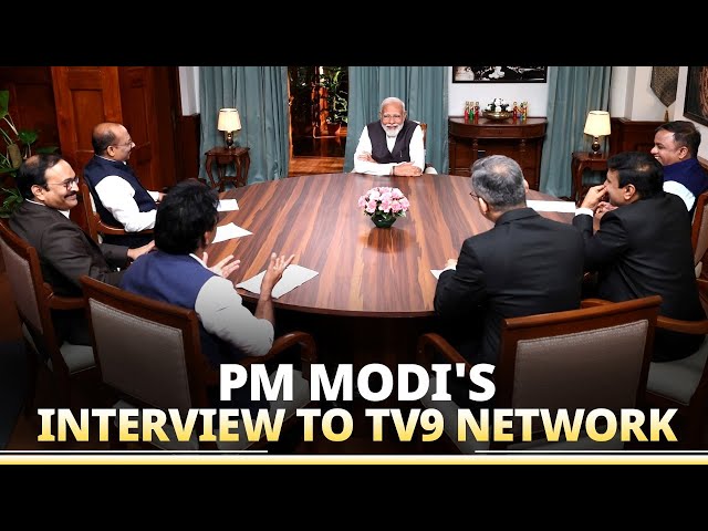 LIVE: PM Modi's interview to TV9 Network