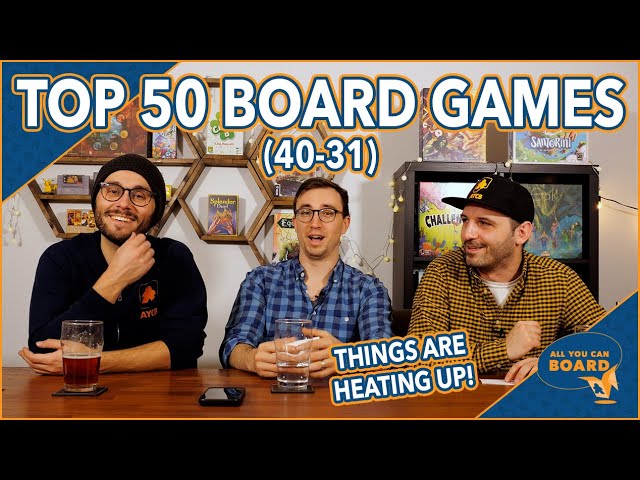 Top 50 Board Games of All-Time (2023) | 40-31