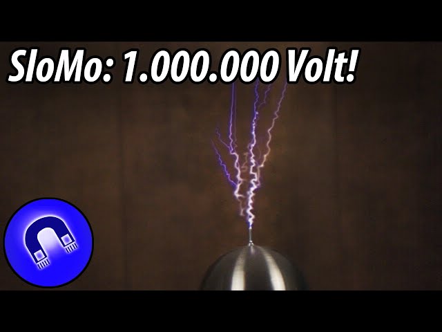 1.000.000 Volt in Slow Motion!
