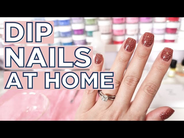 Kiara Sky Dip Nails At Home | Saving Money + DIY Nails