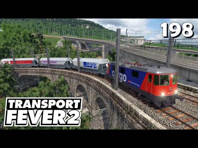 Transport Fever 2 S11/#198: Das zehntausendste Video auf unserem Kanal, da gönnen wir uns ne Re 4/4