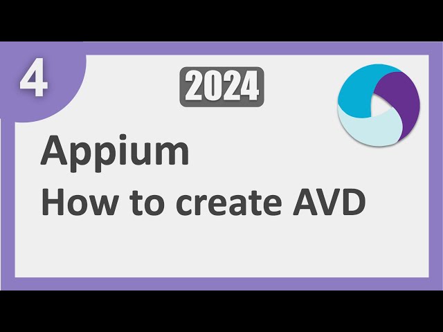 4 | Appium Step by Step | How to create Android Virtual Device