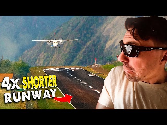 Flying into The World's Scariest Runway (EVEREST TREK BEGINS)