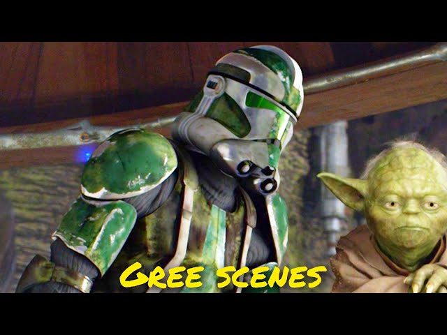All Commander Gree scenes - The Clone Wars, Ep. 3, Rebels