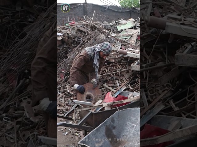 Amazing Metal Recycling Process #randomthings #ytshorts #foryou #metal #recycling