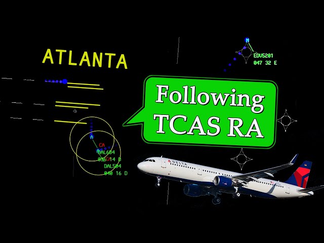 TCAS CONFLICT during Go Around at Atlanta | TCAS RA