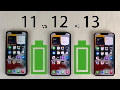 iPhone 13 vs 12 vs 11 Battery Life DRAIN Test
