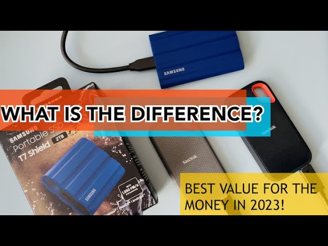 Samsung T7 Shield SSD and SanDisk Extreme Portable SSD Speed Test and Review in 2023!