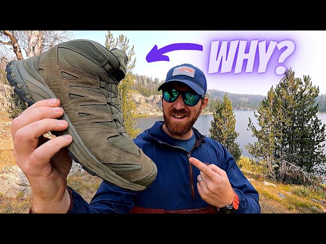 Backpack In Tactical Boots!? Salomon XA Forces