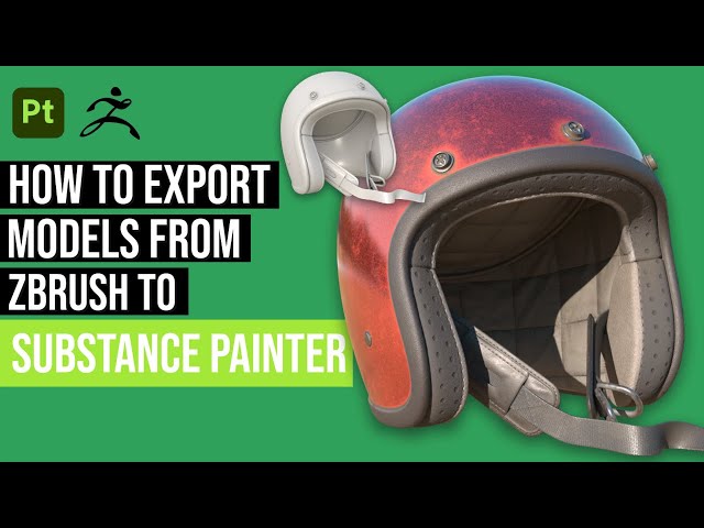 How to export models from Zbrush to Substance Painter